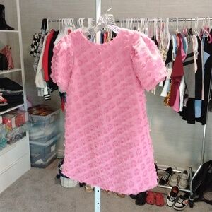 Zara girls dress pic. Does not do it justice pink is more vibrant in person